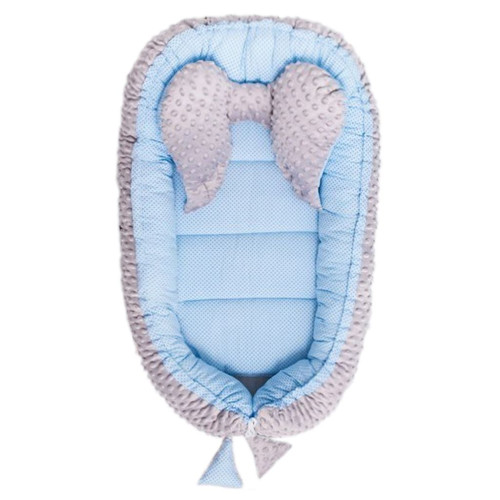 Hniezdočko pre bábätko Minky Sweet Baby Belisima modré - CA35283