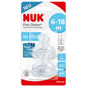 Náustok Flow Control Nuk 6-18 m 2 ks - CA45962