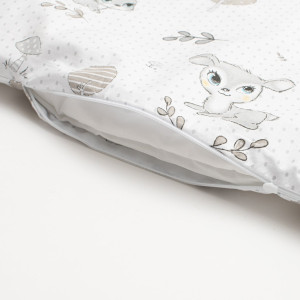 2-dielne posteľné obliečky New Baby 90/120 cm Srnka sivé - CA47952