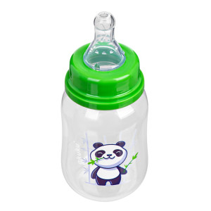 Fľaša s obrázkom Akuku 125 ml panda zelená - CA50109