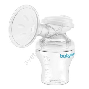 Odsávačka materského mlieka elektronická  BabyOno NATURAL 180 ml - BS0174