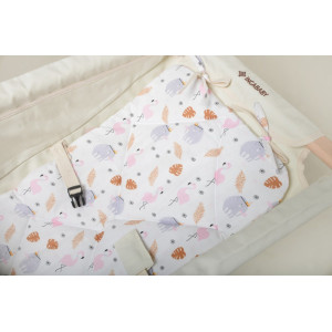 Hojdačka Incababy so splošteným zaobleným rámom Coco Friends -BS32585