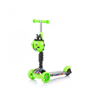 Kolobežka Chipolino Kiddy Evo Green Graffiti 2021-BS41329