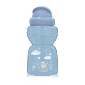  Fľaša so slamkou Baby Care Mini športová 200ml - Moonlight Blue-BS51328