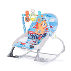 Lehátko Chipolino Baby Spa vibrajúce a hrajúce do 9 kg - blue -BS51526