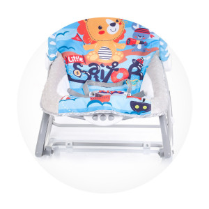 Lehátko Chipolino Baby Spa vibrajúce a hrajúce do 9 kg - blue -BS51526