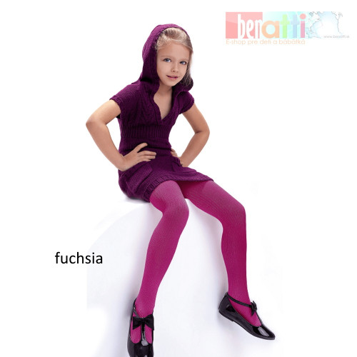 Pančuchy Agatka - fuchsia - KN006