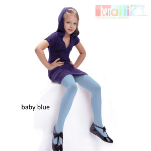 Pančuchy Agatka - baby blue - KN008
